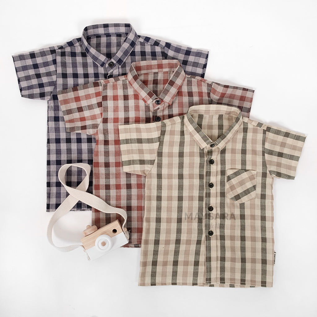 Kemeja Kotak Plaid Shirt