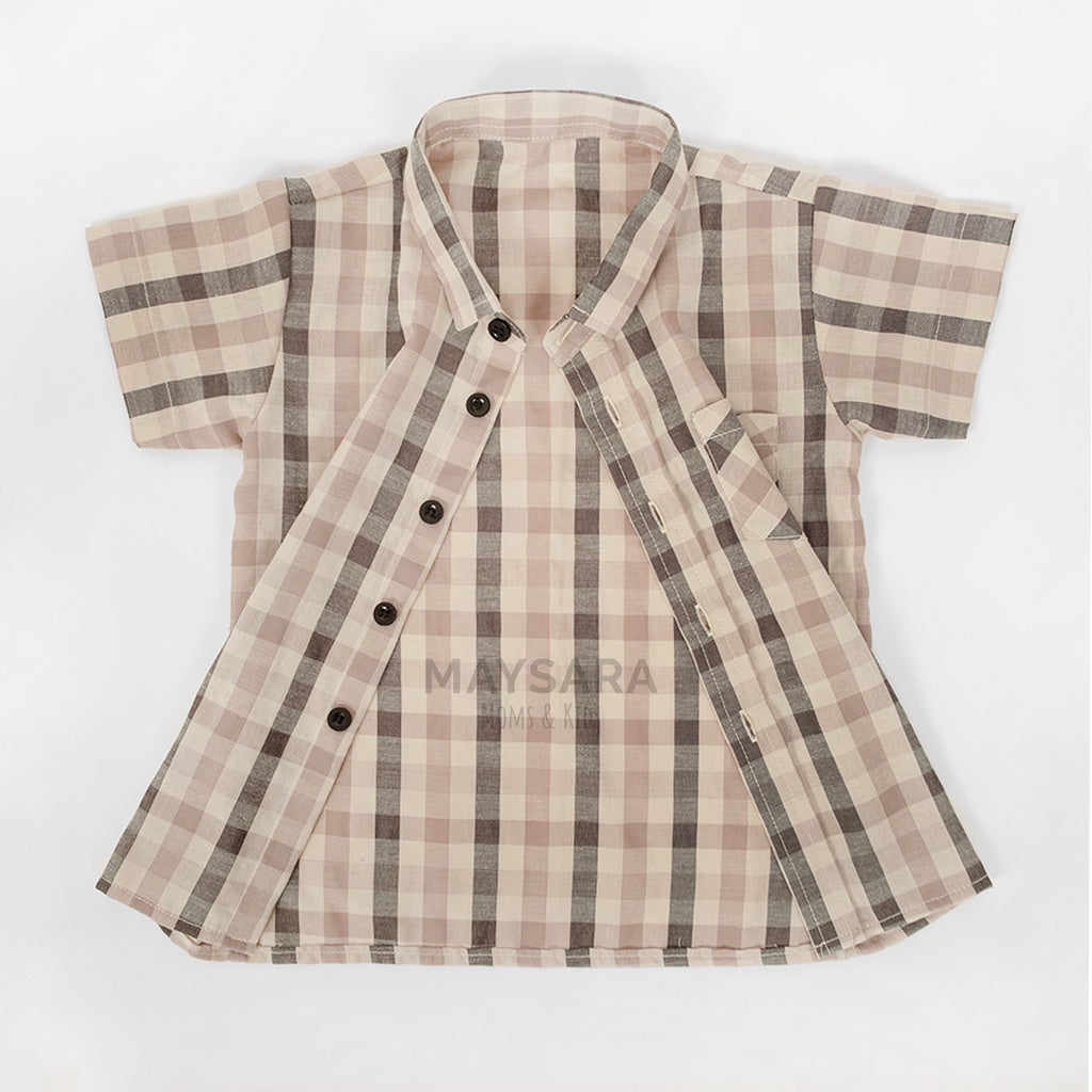 Kemeja Kotak Plaid Shirt