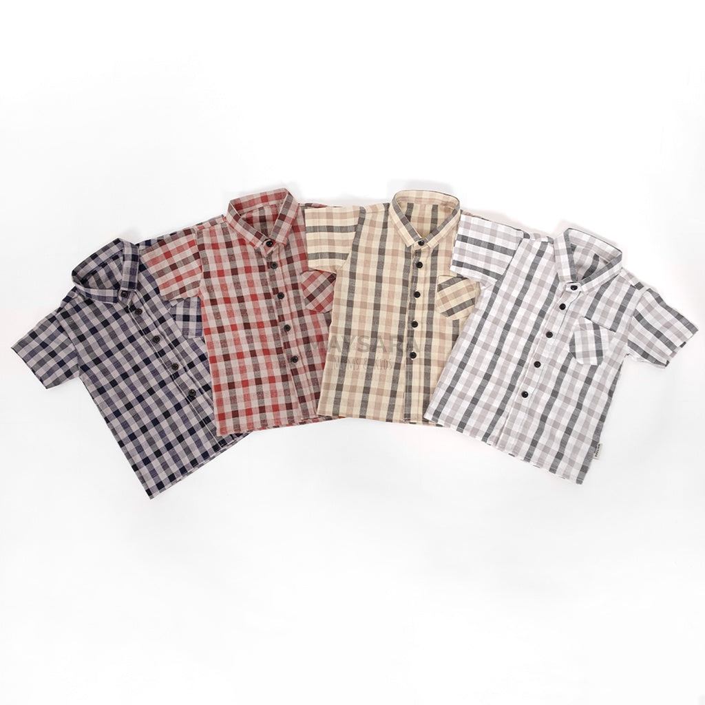 Kemeja Kotak Plaid Shirt