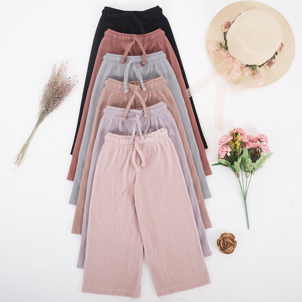 Celana Kulot Rib Knit