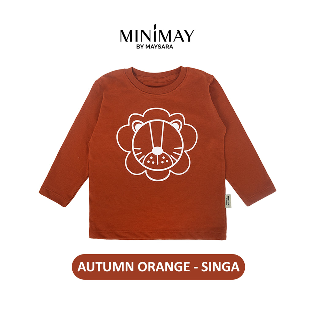 Kaos Animal LS Lengan Panjang