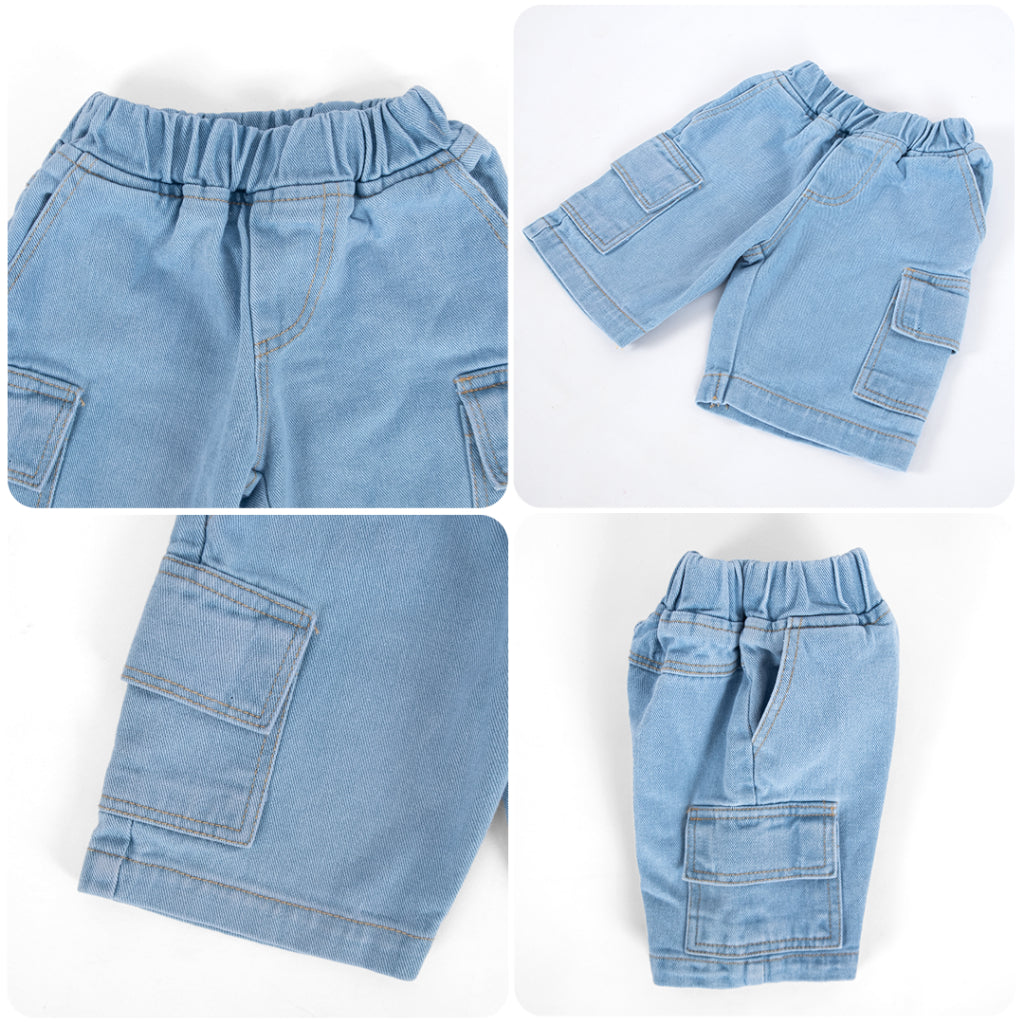 Celana Short Denim Cargo