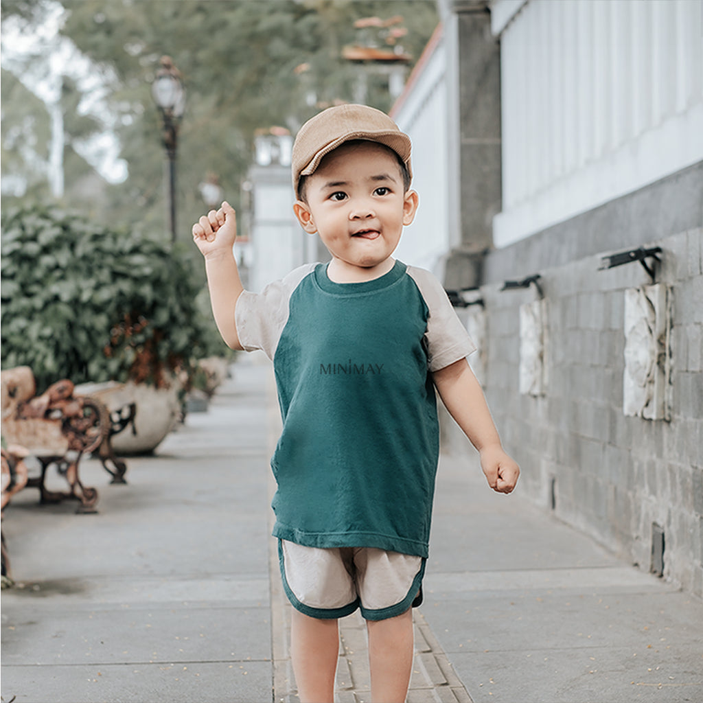 Piyama Raglan Two Tones Colors