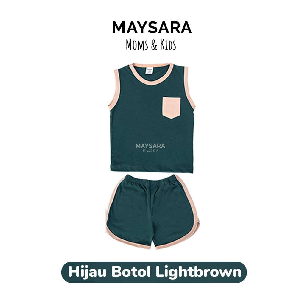 Piyama Singlet Combine Two Color