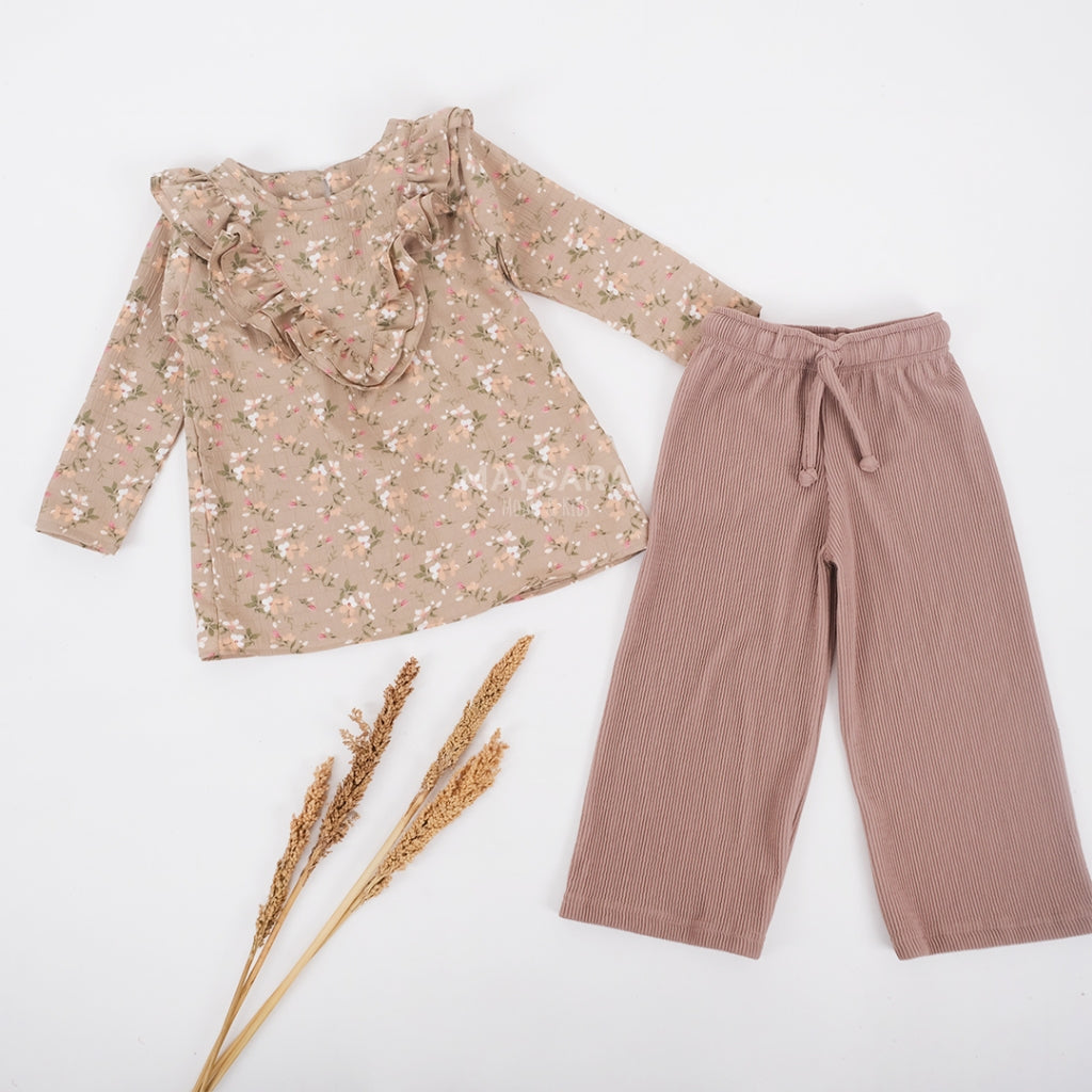 Celana Kulot Rib Knit