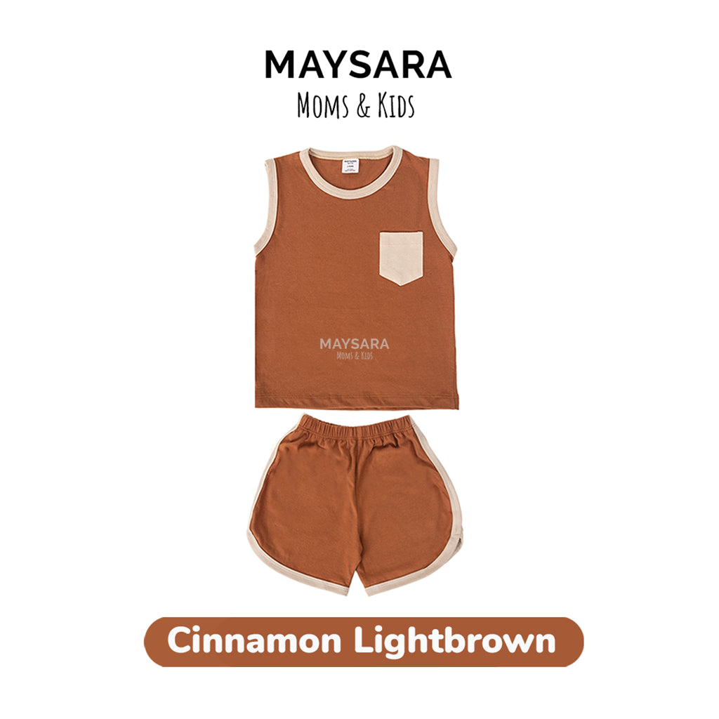 Piyama Singlet Combine Two Color