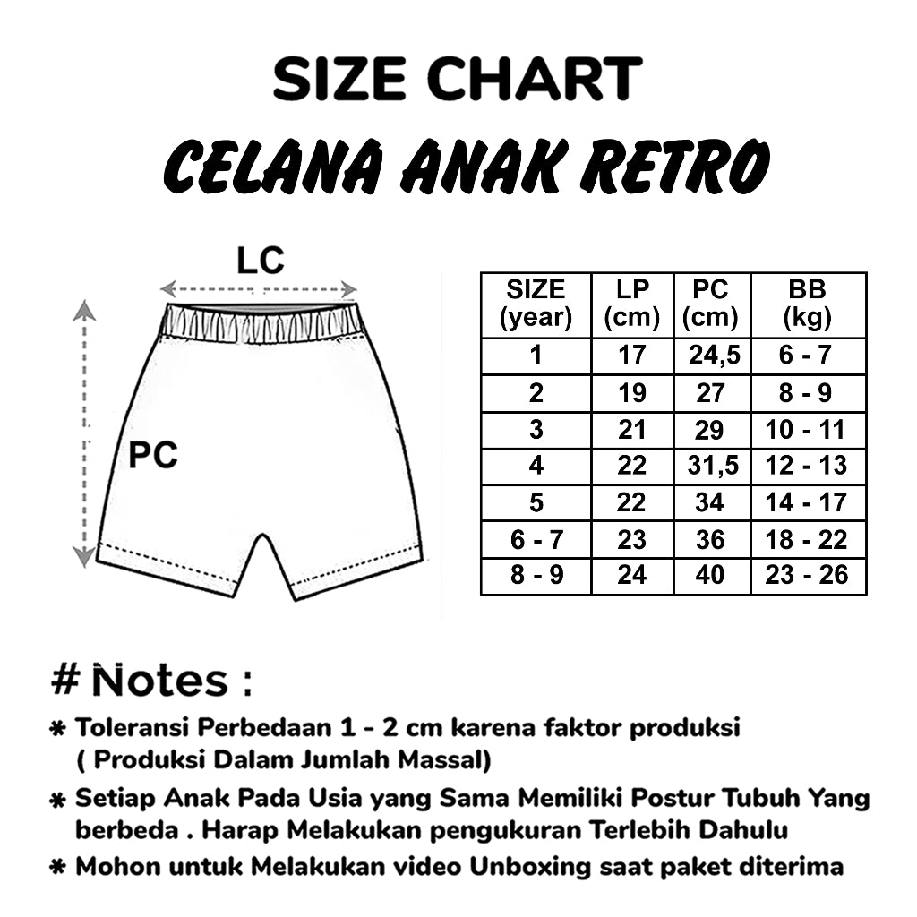 Celana Retro