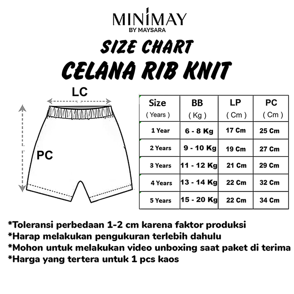 Celana Rib Knit