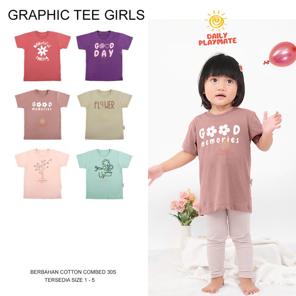 Kaos Graphic Tee Girl
