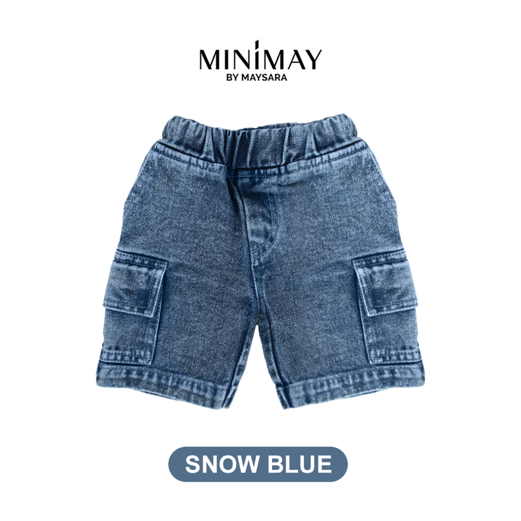 Celana Short Denim Cargo