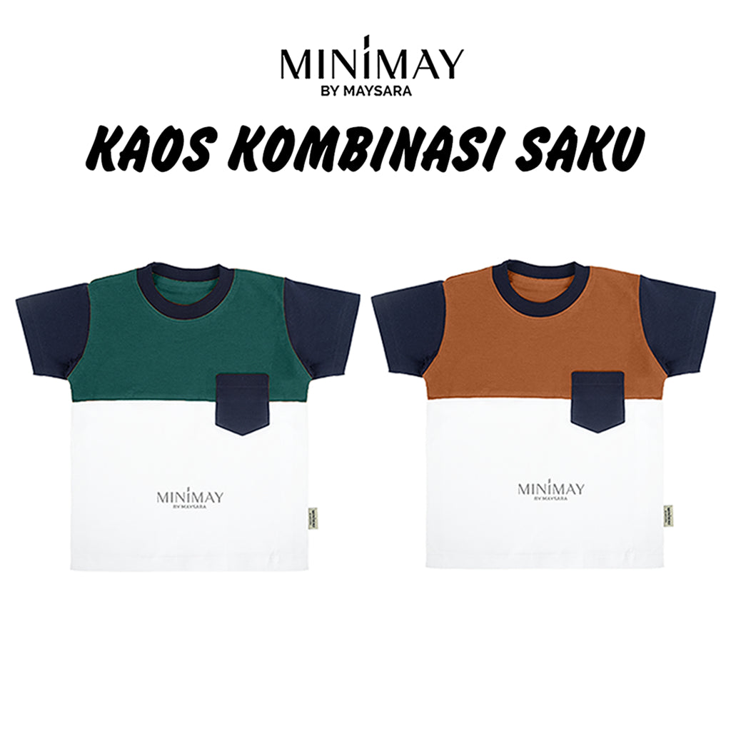 Kaos Kombinasi Saku
