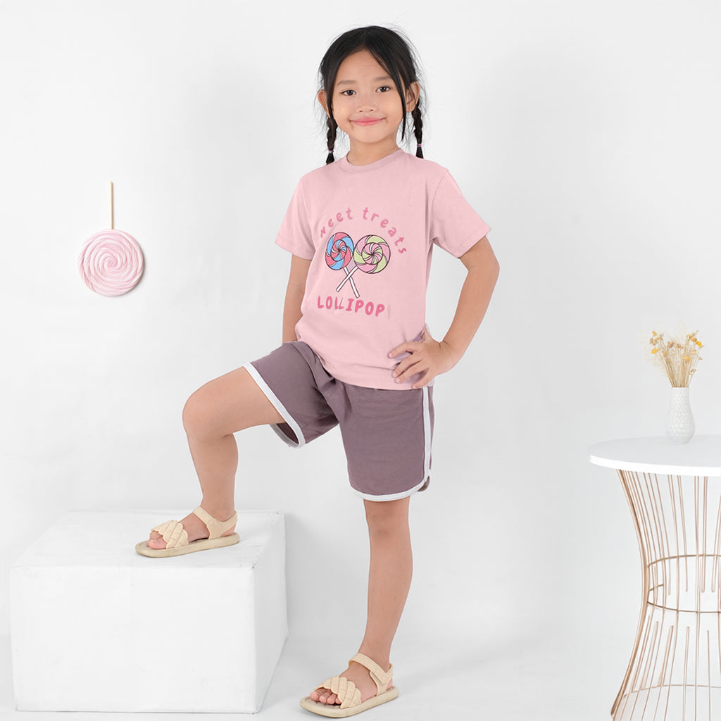 Celana Pendek Retro White Line