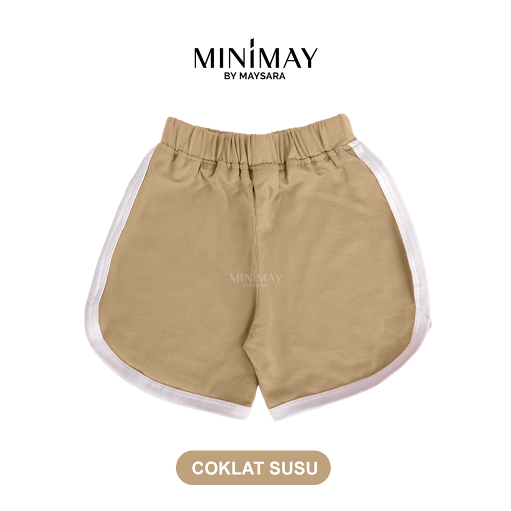 Celana Pendek Retro White Line