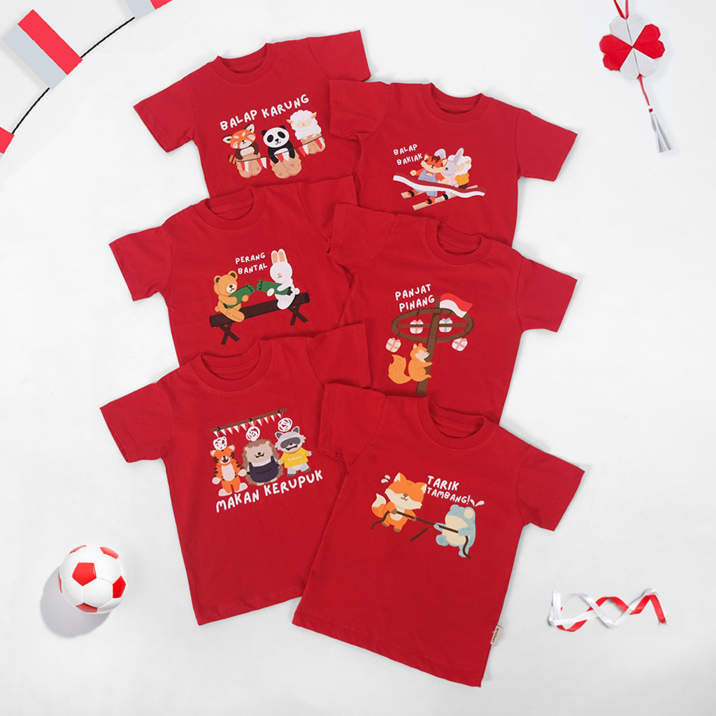 Kaos Anak 17 Agustus Indonesia