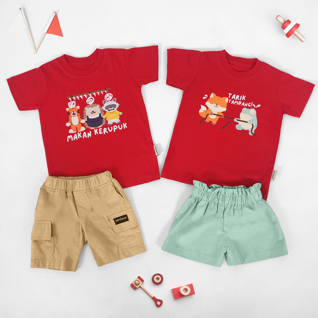 Kaos Anak 17 Agustus Indonesia