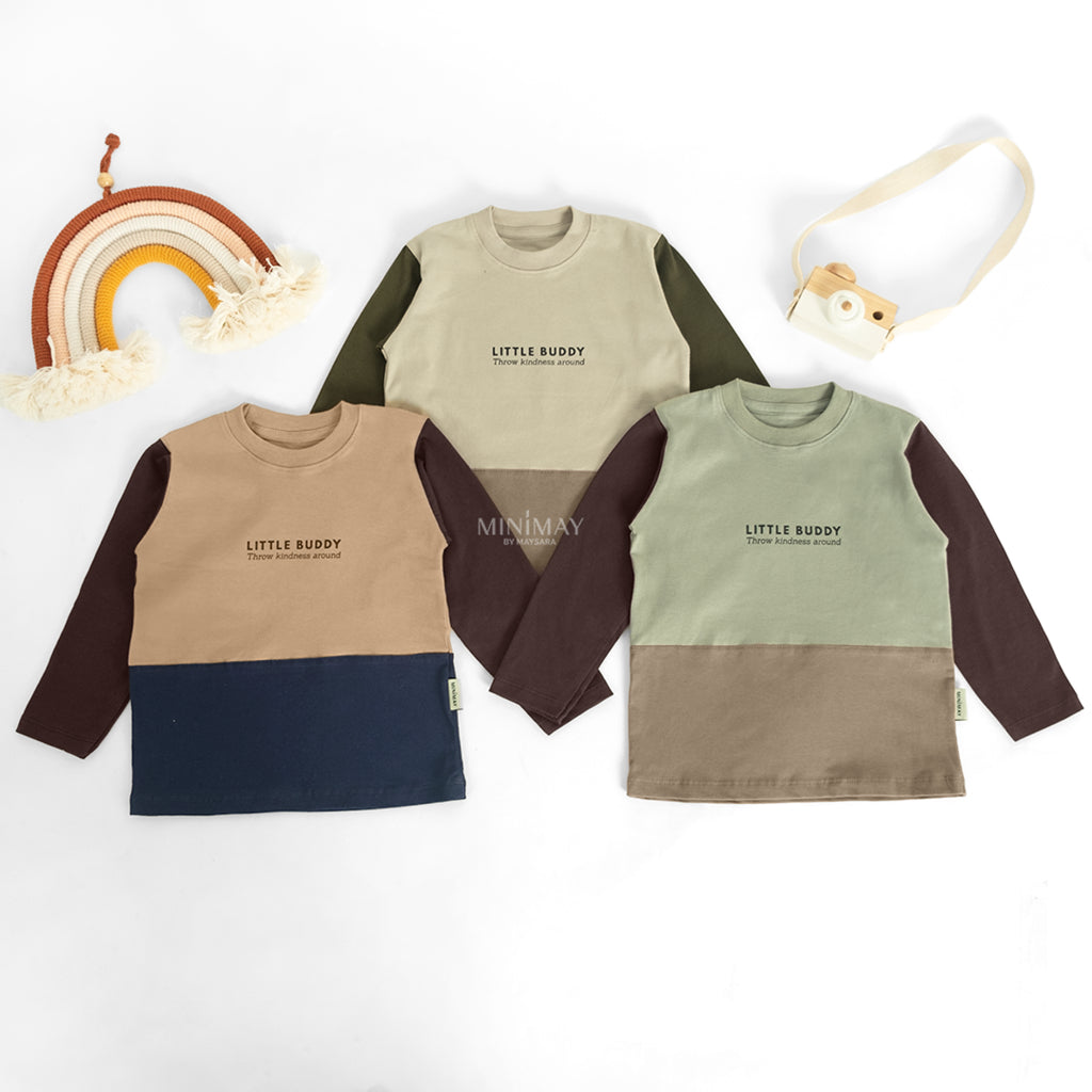 Kaos Lengan Panjang Kombinasi