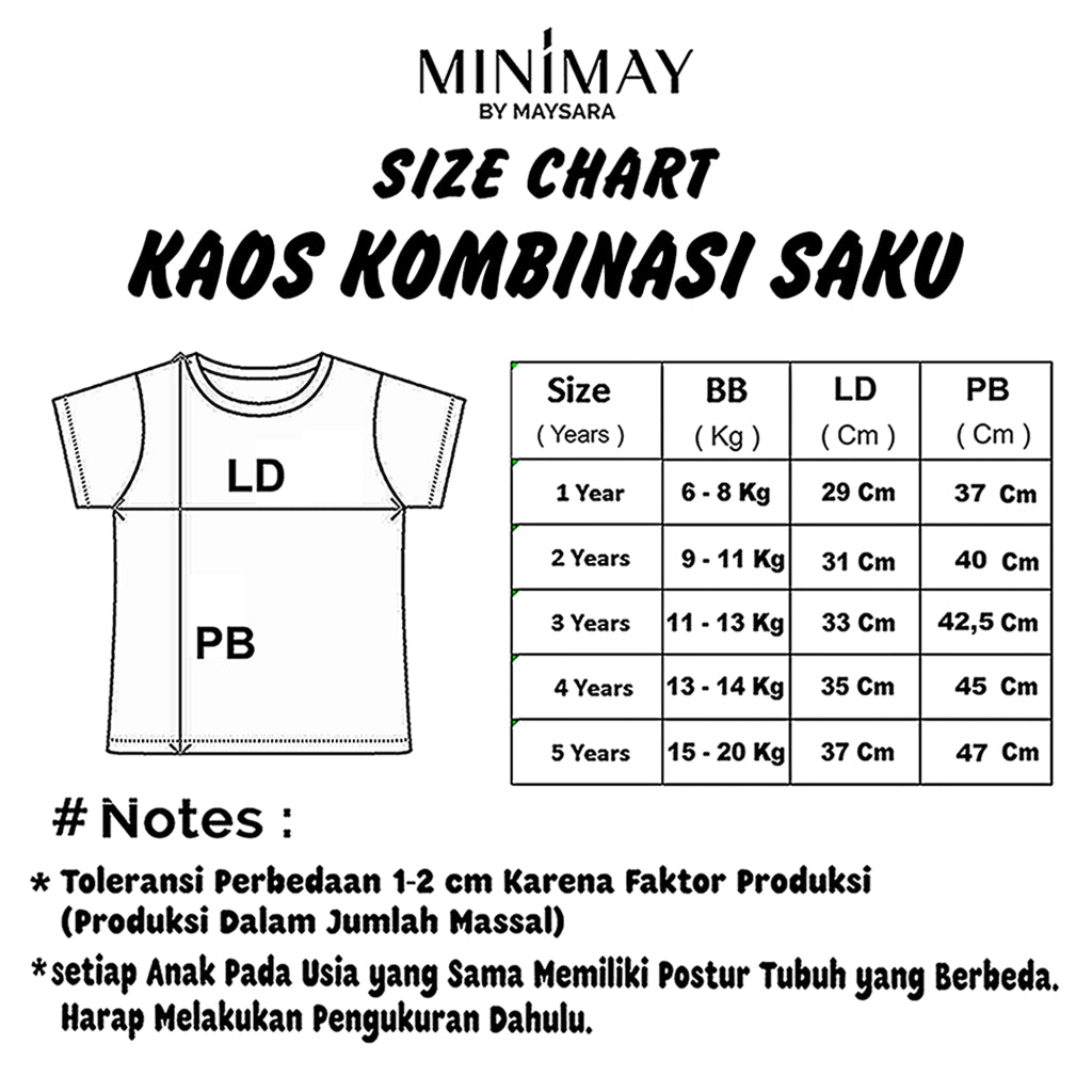 Kaos Kombinasi Saku