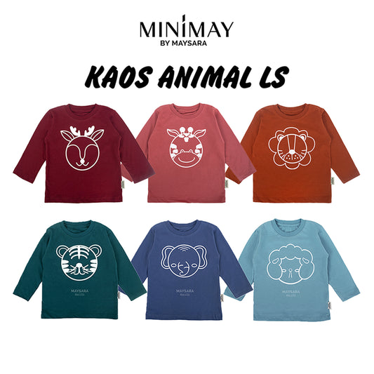 Kaos Animal LS Lengan Panjang