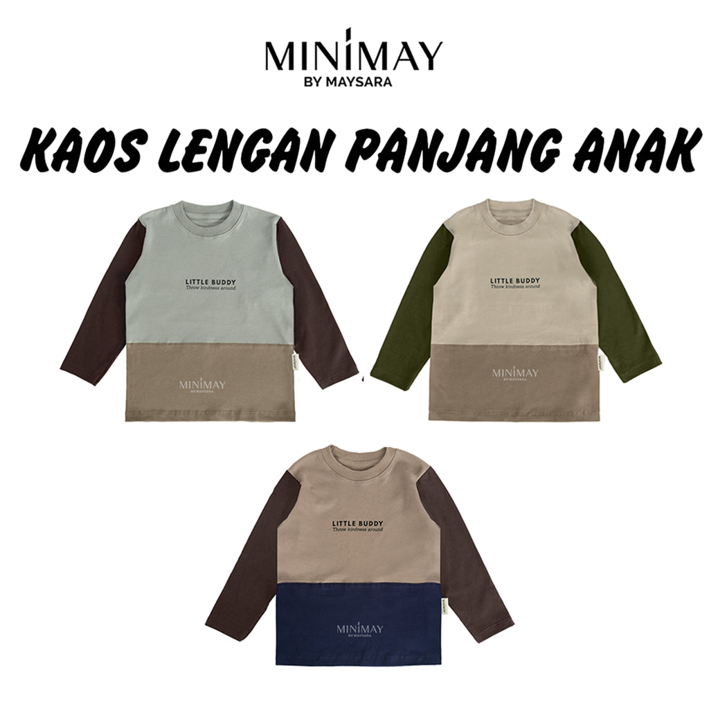 Kaos Lengan Panjang Kombinasi