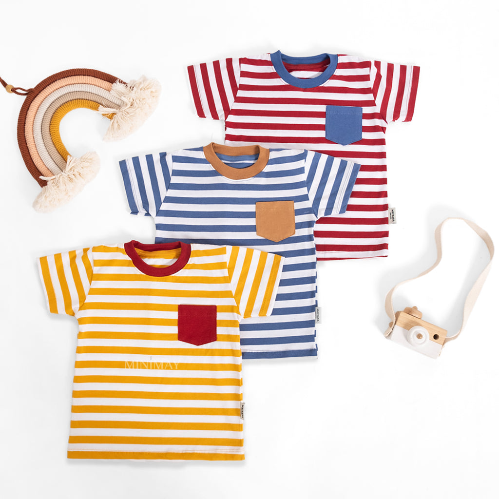Kaos Stripe Saku