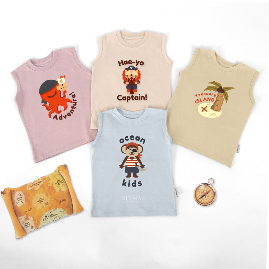 Kaos Singlet Bajak Laut
