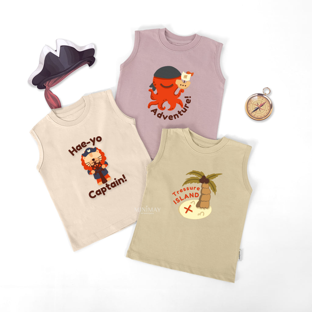 Kaos Singlet Bajak Laut