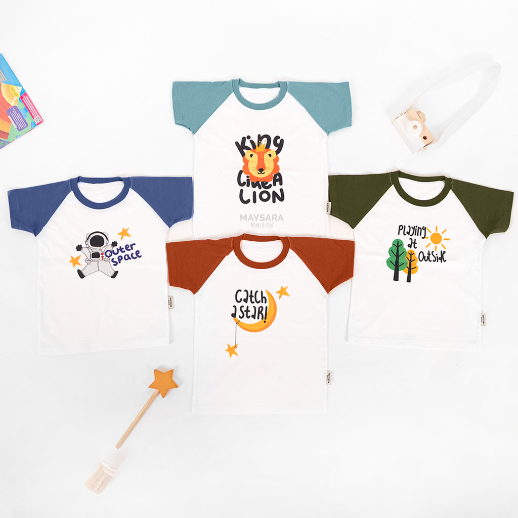 Kaos Raglan Graphic