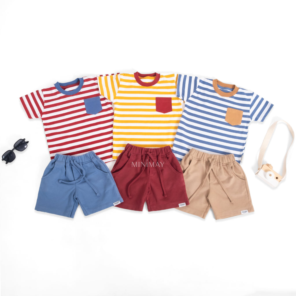 Kaos Stripe Saku
