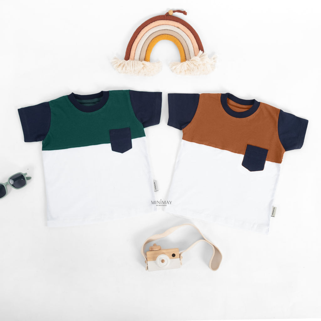 Kaos Kombinasi Saku