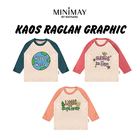 Kaos Lengan Panjang Raglan