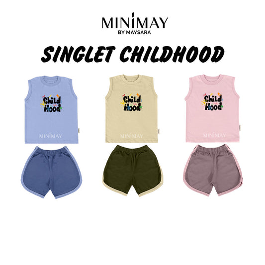 Singlet Piyama Set Chilhood
