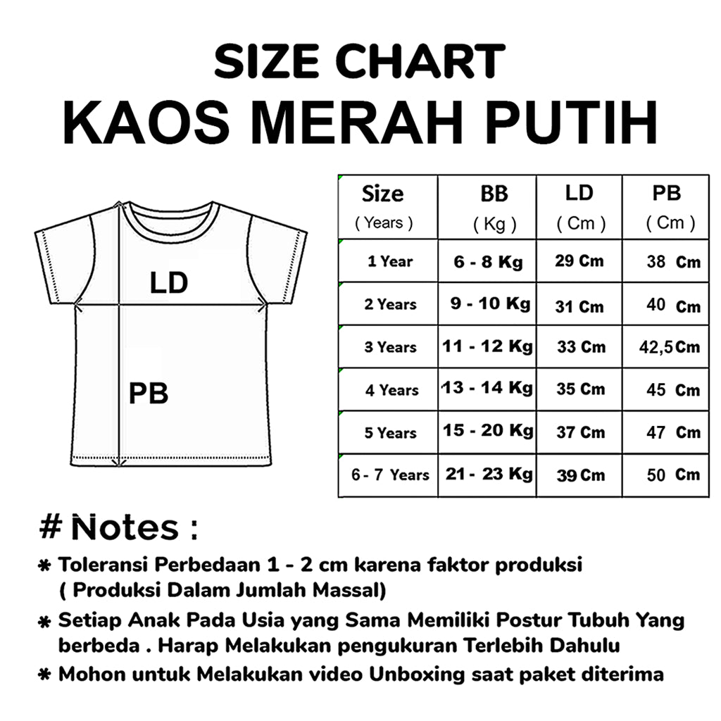 Kaos Merah Putih