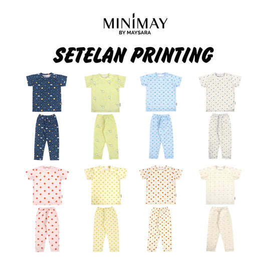 Setelan Piyama Printing